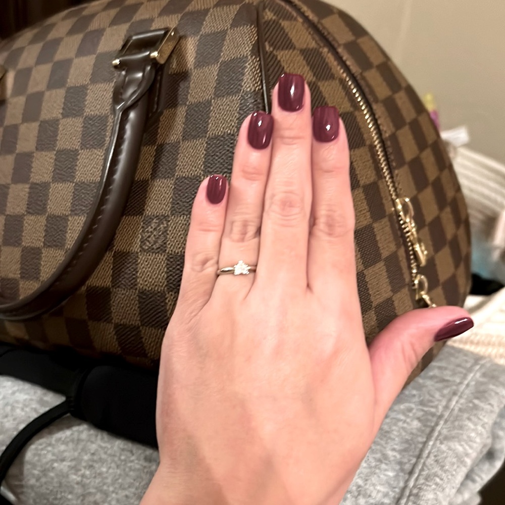 Heart Diamond Engagement/Promise Ring